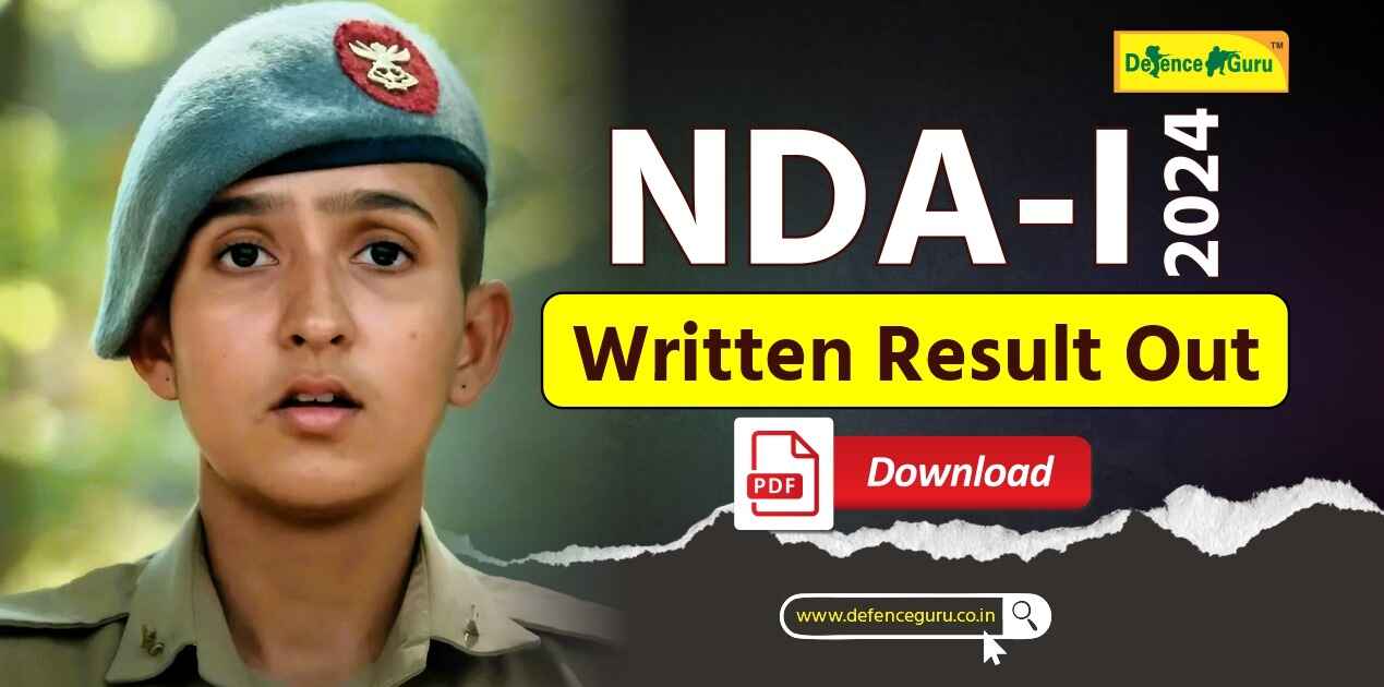 NDA 1 2024 Written Result Announced: Check Your Result