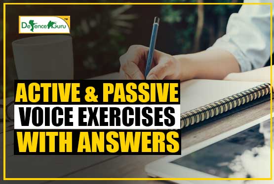 Active And Passive Voice Exercises With Answers