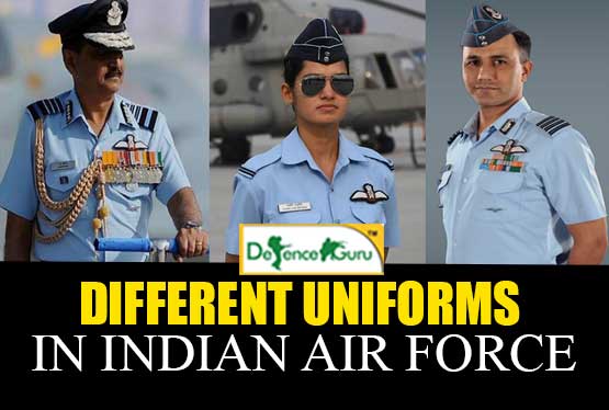 How are the uniforms of an air force pilot different from an air