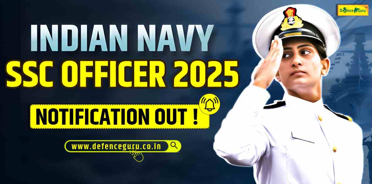 Indian Navy SSC Officer 2025 Notification Out